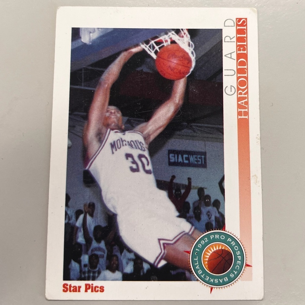 Vintage 1992 Star Pics #88 Harold Ellis NBA Basketball Card